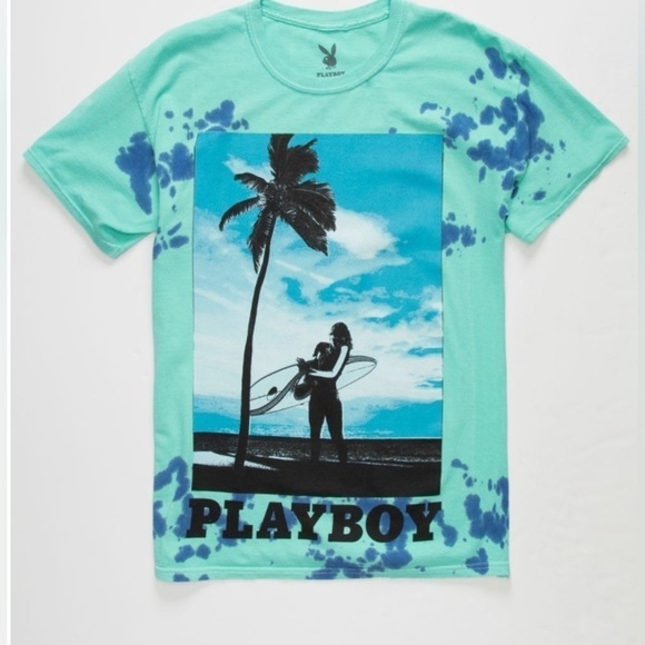 Playboy Unisex Surf Girl Shirt Medium NWT Limited Edition Official - Picture 2 of 6